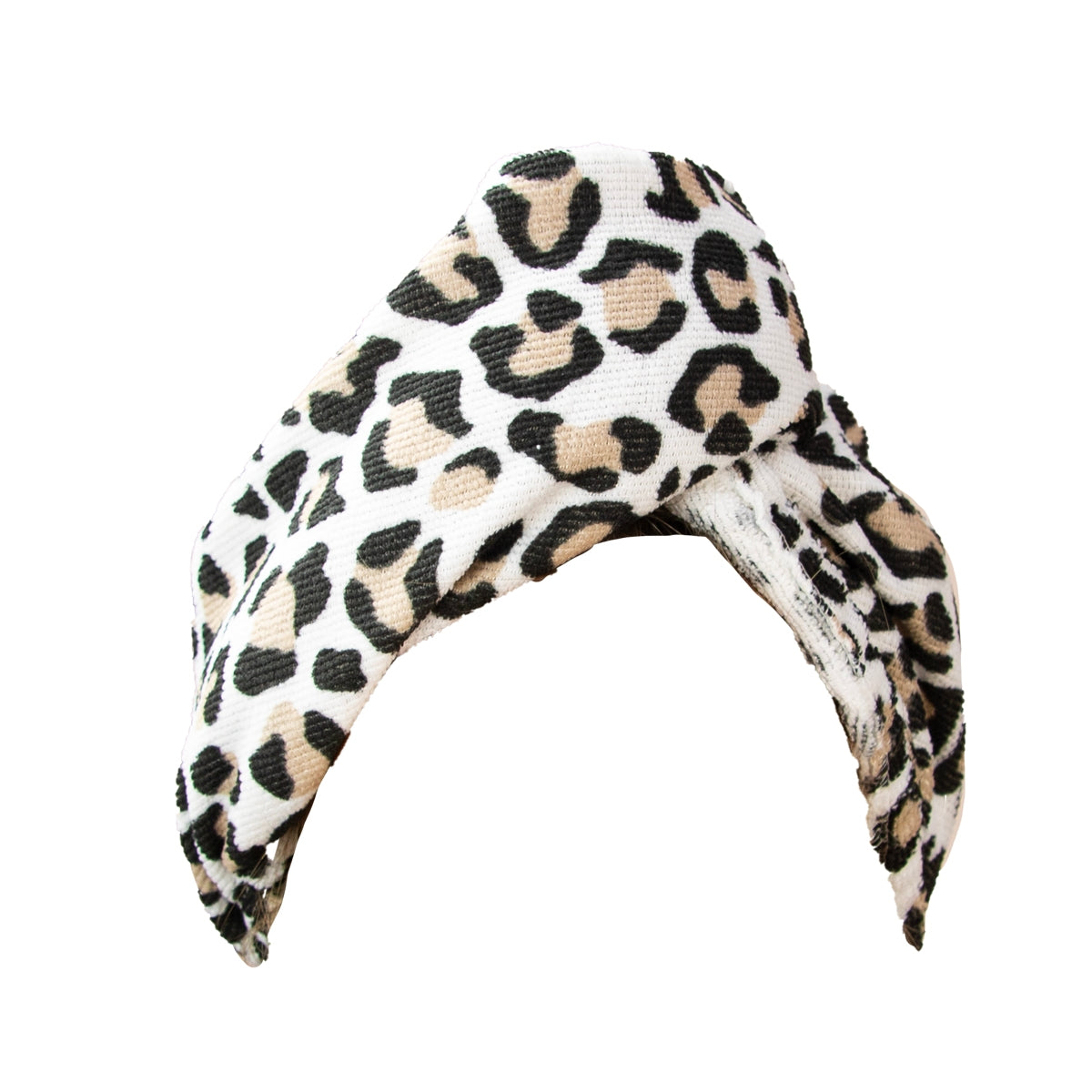 Leopard print best sale hair towel wrap